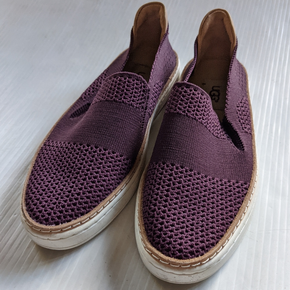 UGG Sammy purple stretch knit slip-on sneakers - Picture 6 of 10